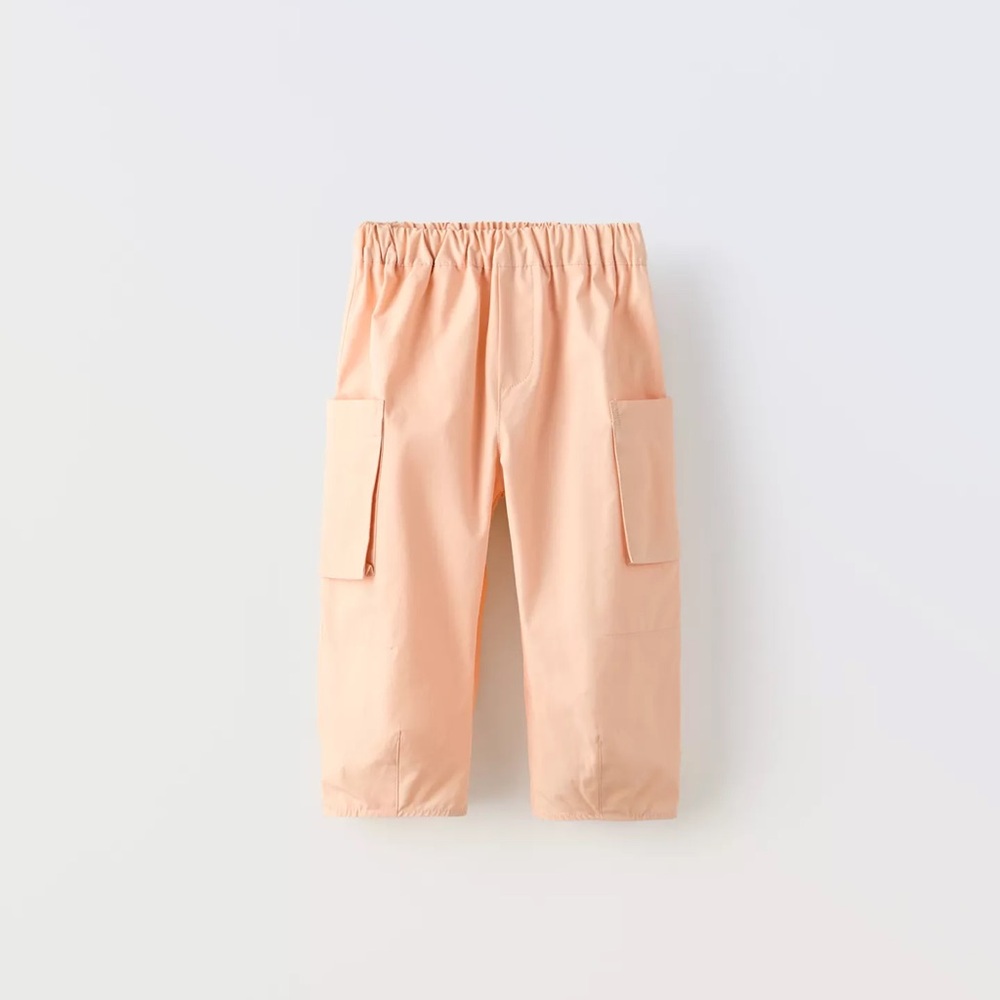 Zara Poplin Cargo Pants
